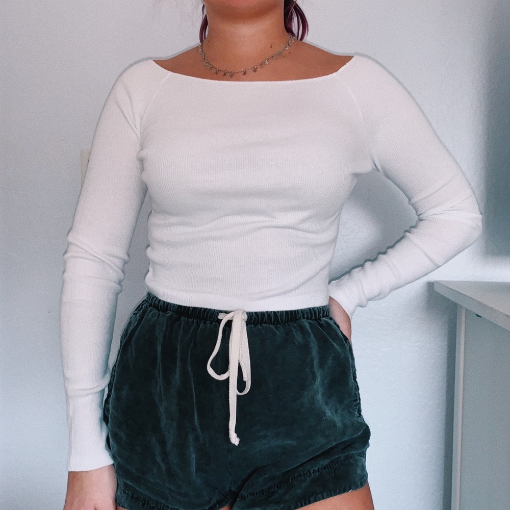 Brandy Melville white long sleeve